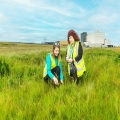 Samples being collected at NRS Dounreay