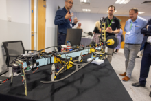 Autonomous Devices Limited present their aerial robotic inspection tool at the demonstration event